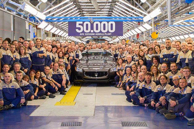 Notícia – Maserati produz unidade 50,000 em Grugliasco