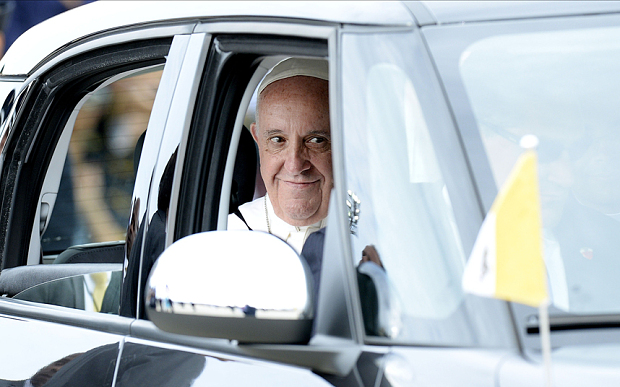Papa Francisco escolhe um FIAT 500 na visita aos EUA!