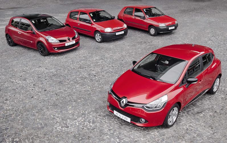 Renault comemora aniversário do Clio