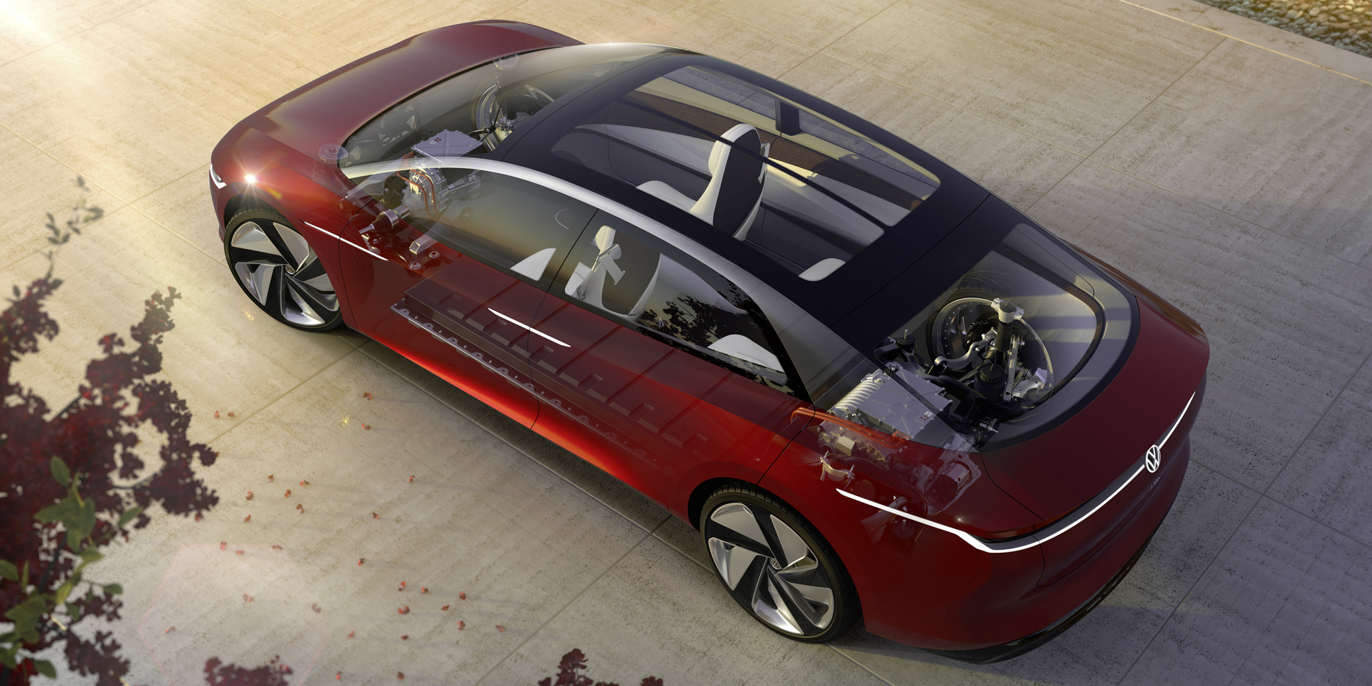 Volkswagen Id Vizzion Concept Car Designboom Header Motoro2