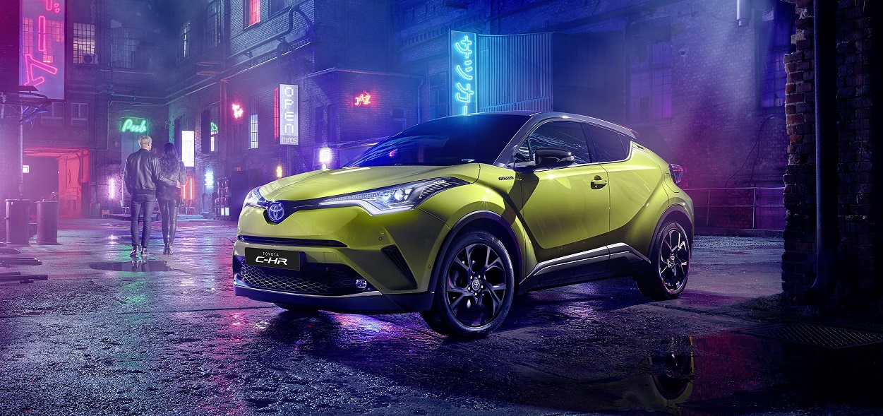 Toyota e JBL criam edição limitada Neon Lime do Toyota C-HR Hybrid