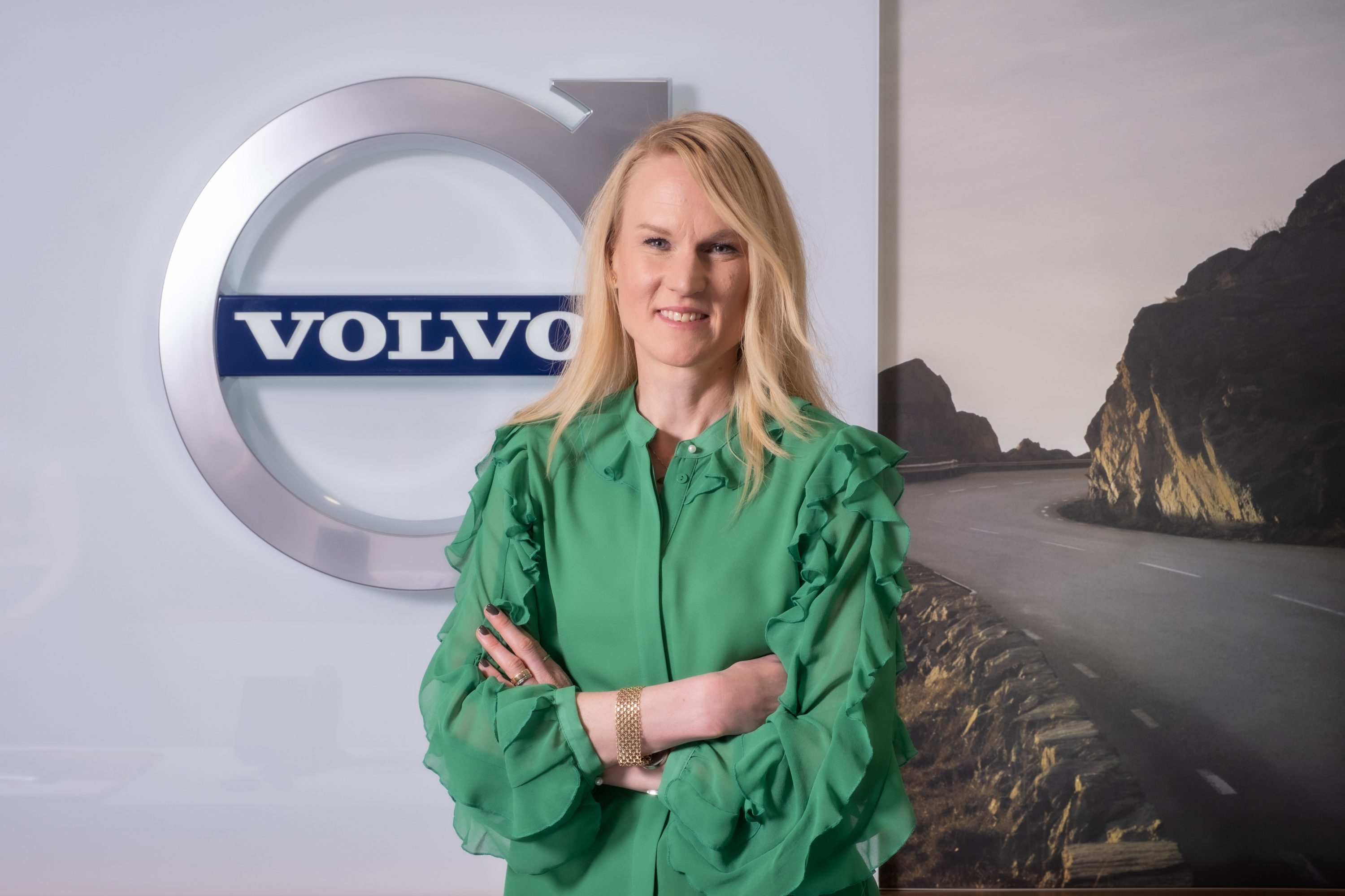 Conhecemos Susanne Hägglund que nos apresentou os números de vendas e intenções da Volvo para 2022